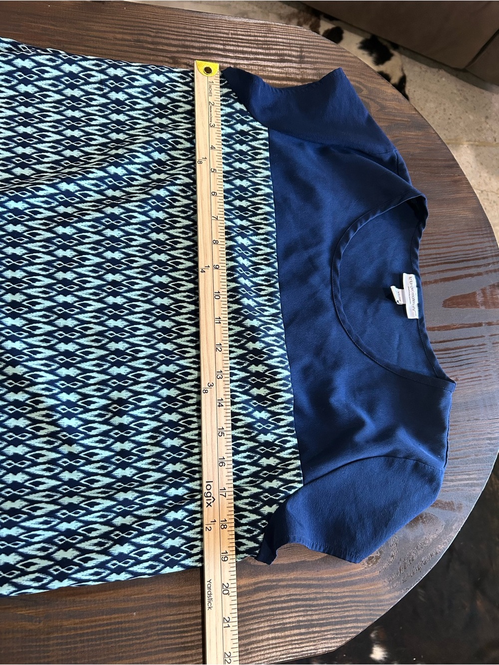 Liz Lange Navy Maternity Shift Dress - Picture 4 of 5